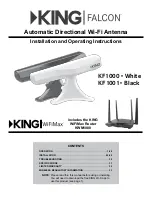 KING Falcon KF1000 Installation And Operating Instructions Manual preview