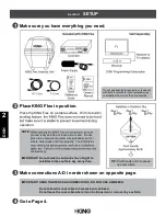 Preview for 14 page of KING Flex VQ2100 Owner'S Manual