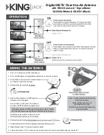 Preview for 1 page of KING Jack OA1501 Quick Start Manual