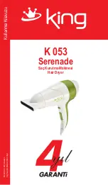 KING K 053 Serenade Manual preview