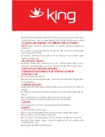 Preview for 6 page of KING K 068 Classo Instruction Manual