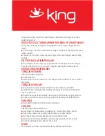 Preview for 12 page of KING K 068 Classo Instruction Manual