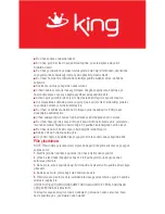 Preview for 13 page of KING K 068 Classo Instruction Manual