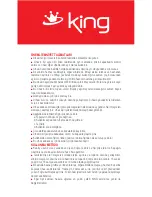 Preview for 6 page of KING K 117 Multivita Instruction Manual