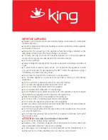 Preview for 3 page of KING K 2175 R Crispy Instruction Manual