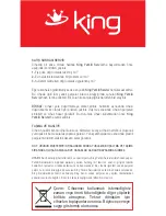 Preview for 53 page of KING K 5002 Rainbow Instruction Manual