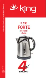 KING K 596 FORTE Instruction Manual preview