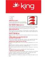 Preview for 5 page of KING K 7005 Instruction Manual