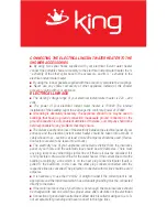 Preview for 6 page of KING K 7005 Instruction Manual