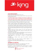 Preview for 13 page of KING K 7005 Instruction Manual