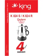 KING K 824 S Instruction Manual preview