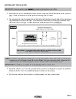 Preview for 7 page of KING KD1500 Owner'S Manual