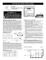 Предварительный просмотр 2 страницы KING KTW1215 Important Instructions