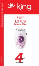 Предварительный просмотр 1 страницы KING LOTUS P 2387 Instruction Manual