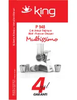 KING P 948 Multissimo Instruction Manual preview