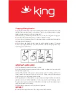 Preview for 5 page of KING P 997 ProMix Instruction Manual