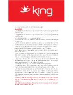 Preview for 18 page of KING P 997 ProMix Instruction Manual