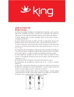 Preview for 21 page of KING P 997 ProMix Instruction Manual