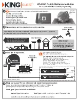 KING QUEST VQ4100 Quick Reference Manual preview