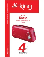 Preview for 1 page of KING Rosso K 192 Instruction Manual