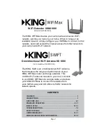 KING WiFiMax KWM1000 Manual preview