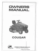 Preview for 1 page of Kingcat Cougar Owner'S Manual