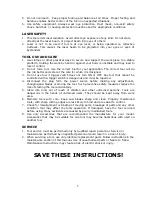 Preview for 6 page of KingCraft MIQ-FE-65 Instruction Manual