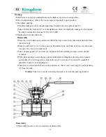 Предварительный просмотр 3 страницы KINGDOM KV-091/I Installation, Operation, &  Maintenance Instruction