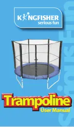 Preview for 1 page of Kingfisher 10' Trampoline User Manual