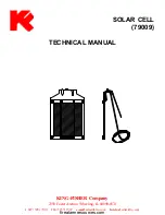 Preview for 1 page of Kingfisher 79009 Technical Manual