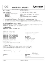 Preview for 2 page of Kingfisher KI23400 Series Operation & Maintenance Manual