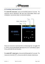 Preview for 9 page of Kingfisher KI6501 User Manual