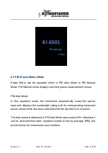 Preview for 10 page of Kingfisher KI6501 User Manual