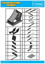 Preview for 2 page of Kingfisher Wooden Pirate Ship Sandbox Assembly Manual