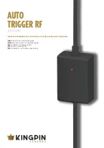 Предварительный просмотр 1 страницы Kingpin AUTO TRIGGER RF Operation And Installation Manual