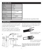 Preview for 2 page of Kingray MDA20HT Installation Manual