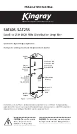 Kingray SAT40S Installation Manual preview