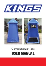 Kings Adventure Camp Shower Tent User Manual preview