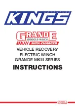 Kings Adventure Grande MKIII Series Instructions Manual preview