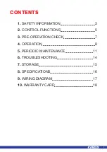 Preview for 2 page of KINGS 3500iO User Manual