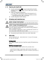 Preview for 20 page of KINGS AFK60 Instruction Manual