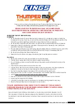 KINGS Thumper Max Manual preview