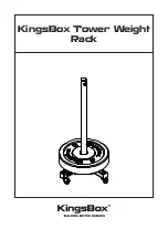 KingsBox KingsBox Tower Weight Rack Quick Start Manual предпросмотр