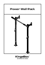 KingsBox Power Wall Rack Quick Start Manual preview