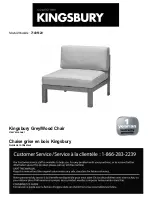 Предварительный просмотр 1 страницы Kingsbury 71495120 User Manual