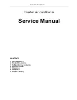 kingsfin TAC-09CHSA/KCI1 115V 9K Service Manual предпросмотр