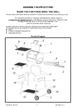 Preview for 4 page of Kingsford Bandit CG2065301-KF Owner'S Manual