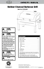 Kingsford CBT1240WB Owner'S Manual preview