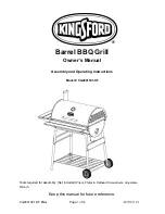 Kingsford CG2001301-KF Owner'S Manual preview