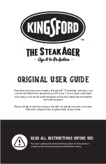 Preview for 1 page of Kingsford SteakAger User Manual